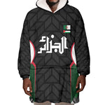Custom Football Algeria Palestine Wearable Blanket Hoodie Special Edition 2023-2024 - African Pride
