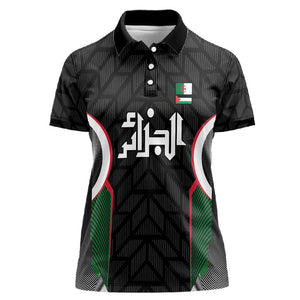 Custom Football Algeria Palestine Women Polo Shirt Special Edition 2023-2024 - African Pride