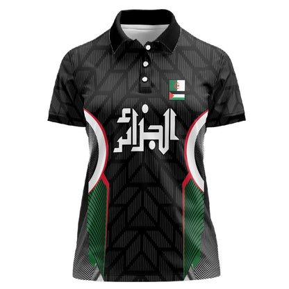 Custom Football Algeria Palestine Women Polo Shirt Special Edition 2023-2024 - African Pride