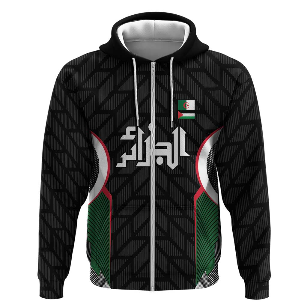Custom Football Algeria Palestine Zip Hoodie Special Edition 2023-2024 - African Pride