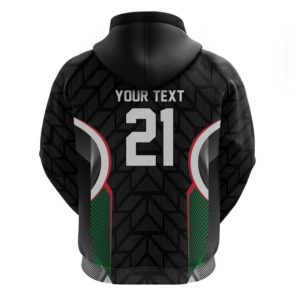 Custom Football Algeria Palestine Zip Hoodie Special Edition 2023-2024 - African Pride