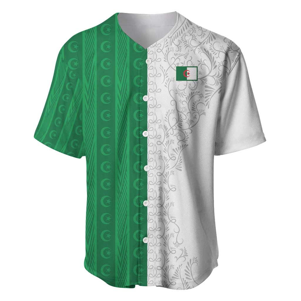 World Football 2026 Algeria Custom Baseball Jersey Algeria Culture Heritage - African Pride