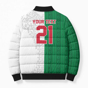 World Football 2026 Algeria Custom Bomber Puffer Jacket Algeria Culture Heritage - African Pride