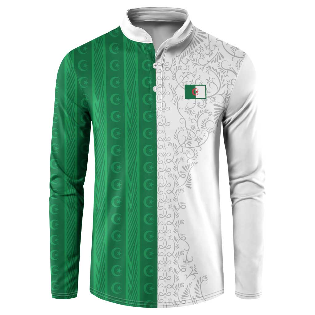 World Football 2026 Algeria Custom Button Sweatshirt Algeria Culture Heritage