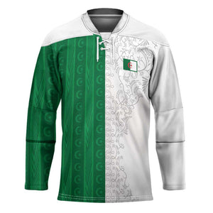 World Football 2026 Algeria Custom Hockey Jersey Algeria Culture Heritage - African Pride