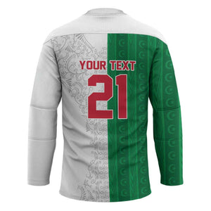 World Football 2026 Algeria Custom Hockey Jersey Algeria Culture Heritage - African Pride