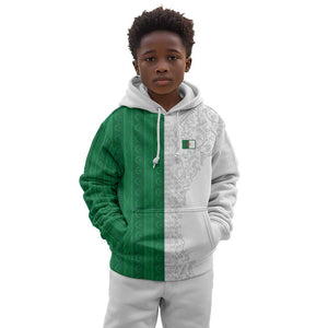World Football 2026 Algeria Custom Kid Hoodie Algeria Culture Heritage - African Pride