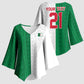 World Football 2026 Algeria Custom Kimono Sleeve Blouse Algeria Culture Heritage - African Pride