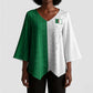 World Football 2026 Algeria Custom Kimono Sleeve Blouse Algeria Culture Heritage - African Pride