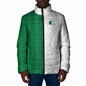 World Football 2026 Algeria Custom Padded Jacket Algeria Culture Heritage - African Pride