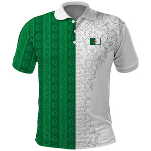 World Football 2026 Algeria Custom Polo Shirt Algeria Culture Heritage LT9