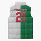 World Football 2026 Algeria Custom Sleeveless Puffer Jacket Algeria Culture Heritage - African Pride