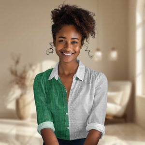 World Football 2026 Algeria Custom Women Casual Shirt Algeria Culture Heritage - African Pride