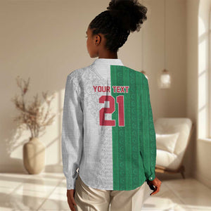 World Football 2026 Algeria Custom Women Casual Shirt Algeria Culture Heritage - African Pride