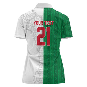 World Football 2026 Algeria Custom Women Polo Shirt Algeria Culture Heritage - African Pride