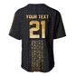 World Football 2026 Egypt Custom Baseball Jersey Ancient Egyptian Hieroglyphs - African Pride