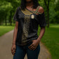 World Football 2026 Egypt Custom Cross Shoulder Shirt Ancient Egyptian Hieroglyphs - African Pride