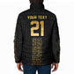 World Football 2026 Egypt Custom Padded Jacket Ancient Egyptian Hieroglyphs - African Pride
