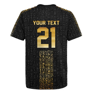 World Football 2026 Egypt Custom Rugby Jersey Ancient Egyptian Hieroglyphs - African Pride