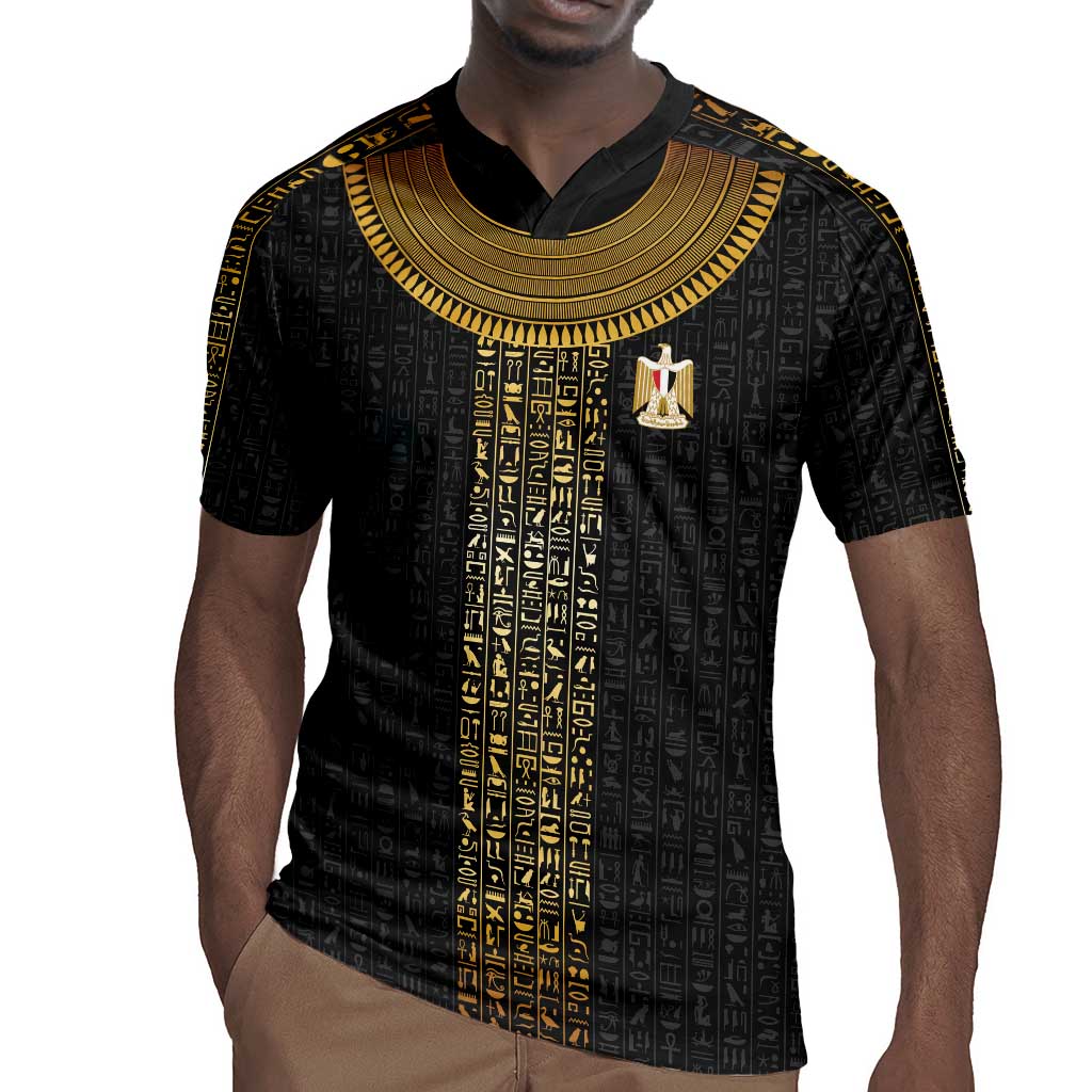 World Football 2026 Egypt Custom Rugby Jersey Ancient Egyptian Hieroglyphs - African Pride