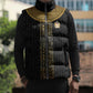 World Football 2026 Egypt Custom Sleeveless Puffer Jacket Ancient Egyptian Hieroglyphs - African Pride