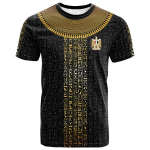 World Football 2026 Egypt Custom T shirt Ancient Egyptian Hieroglyphs LT9