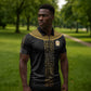 World Football 2026 Egypt Custom Zipper Polo Shirt Ancient Egyptian Hieroglyphs - African Pride
