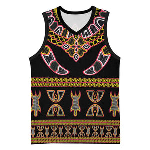 Bamenda Toghu Basketball Jersey Traditional Attire Pattern