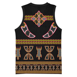 Bamenda Toghu Basketball Jersey Traditional Attire Pattern