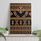 Bamenda Toghu Canvas Wall Art Traditional Attire Pattern