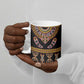 Bamenda Toghu Ceramic Mug Traditional Attire Pattern