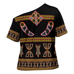 Bamenda Toghu Cross Shoulder Shirt Traditional Attire Pattern