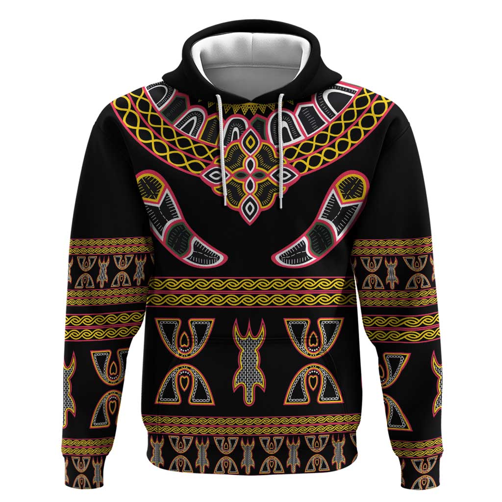 Bamenda Toghu Hoodie Traditional Attire Pattern