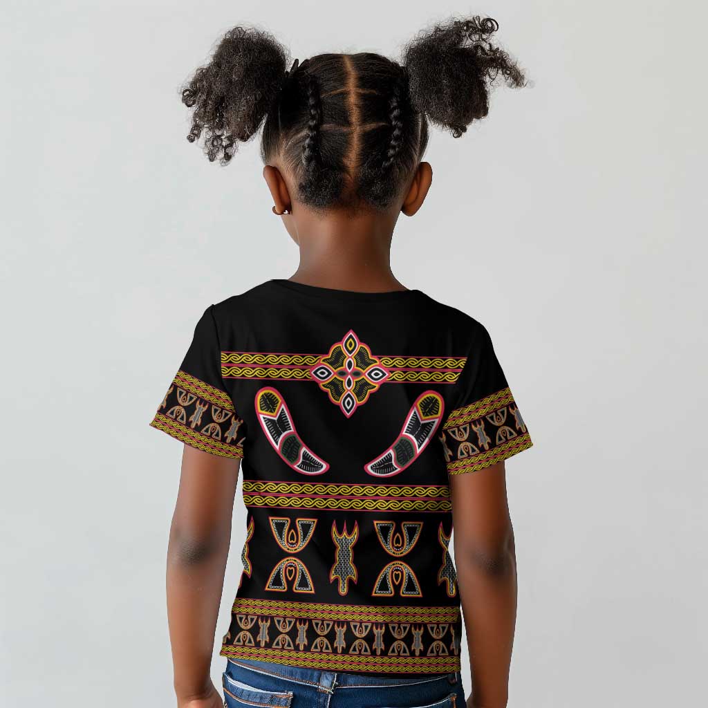 Bamenda Toghu Kid T shirt Traditional Attire Pattern