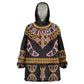 Bamenda Toghu Kid Wearable Blanket Hoodie Traditional Attire Pattern