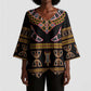 Bamenda Toghu Kimono Sleeve Blouse Traditional Attire Pattern