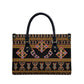 Bamenda Toghu Leather Bag Traditional Attire Pattern