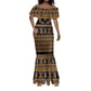 Bamenda Toghu Mermaid Dress Traditional Attire Pattern