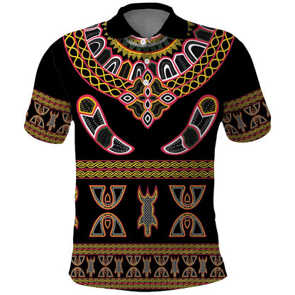 Bamenda Toghu Polo Shirt Traditional Attire Pattern