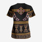 Bamenda Toghu Scrub Top Traditional Attire Pattern