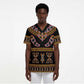 Bamenda Toghu Scrub Top Traditional Attire Pattern
