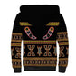 Bamenda Toghu Sherpa Hoodie Traditional Attire Pattern