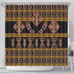 Bamenda Toghu Shower Curtain Traditional Attire Pattern