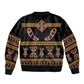Bamenda Toghu Sleeve Zip Bomber Jacket Traditional Attire Pattern