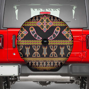 Bamenda Toghu Spare Tire Cover Traditional Attire Pattern