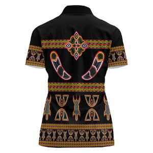 Bamenda Toghu Women Polo Shirt Traditional Attire Pattern
