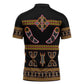 Bamenda Toghu Zipper Polo Shirt Traditional Attire Pattern