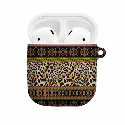 Cameroon Cheetah Toghu Pattern AirPods Case