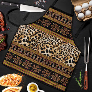Cameroon Cheetah Toghu Pattern Apron