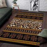 Cameroon Cheetah Toghu Pattern Area Rug